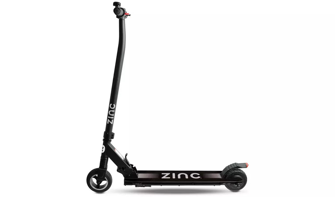 Zinc Eco 6 Inch Solid Rubber Electric Scooter - Black