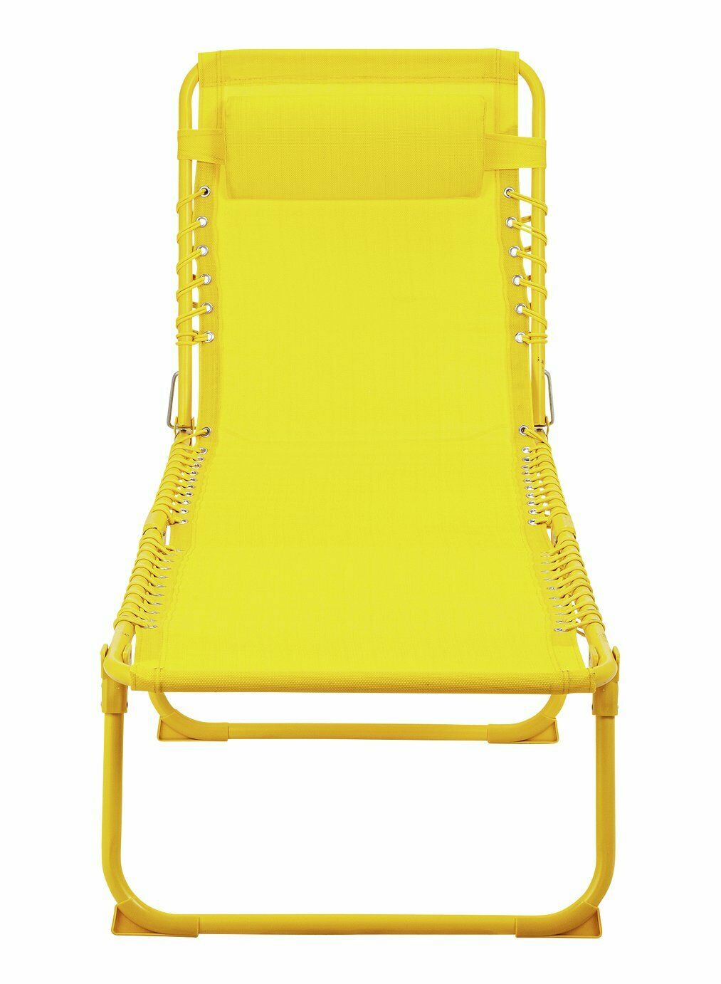 Yellow shop sun lounger