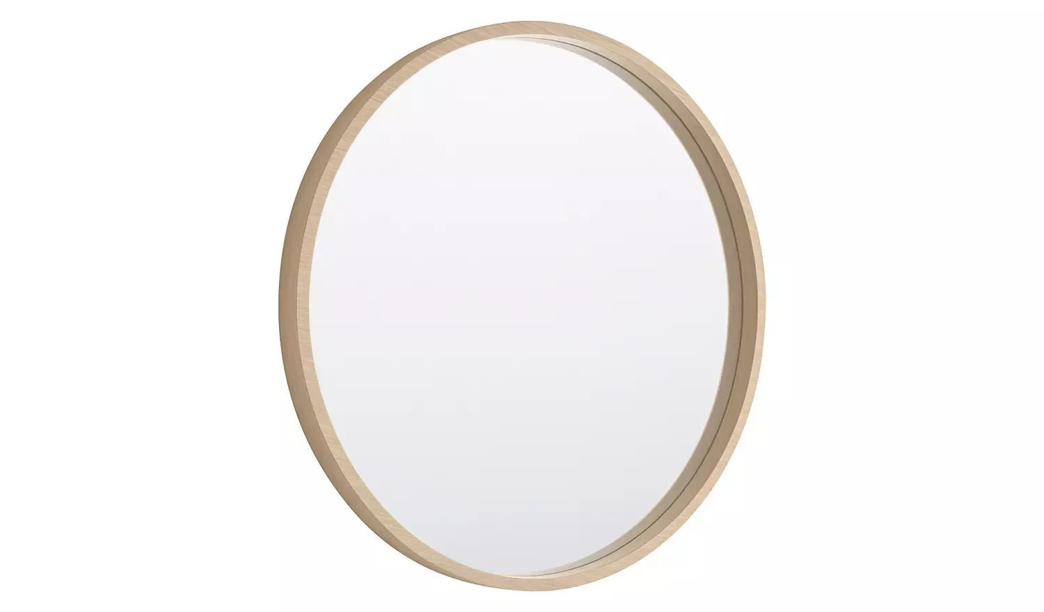 Habitat Ariano Maple Veneer Round Wall Mirror – GED Outlet