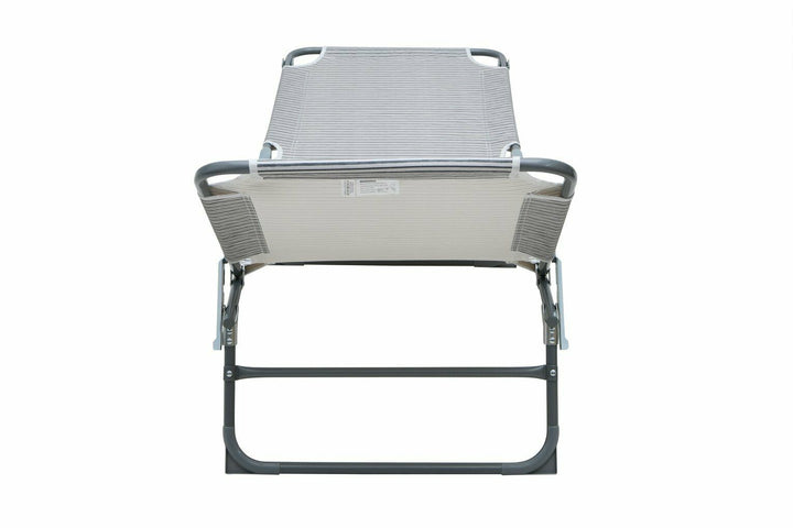 Habitat Metal Folding Sun Lounger - Stripe