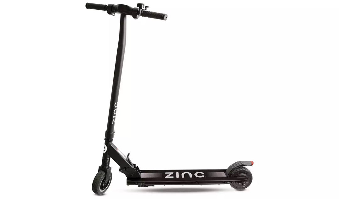 Zinc Eco 6 Inch Solid Rubber Electric Scooter - Black