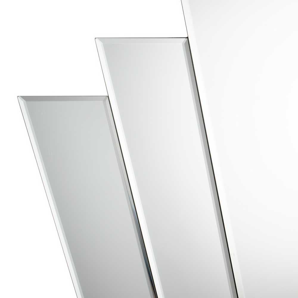 Habitat Olivia Art Deco Wall Mirror - Silver