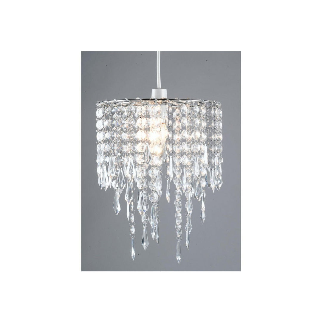 Home Beaded Ceiling Light Shade - Clear