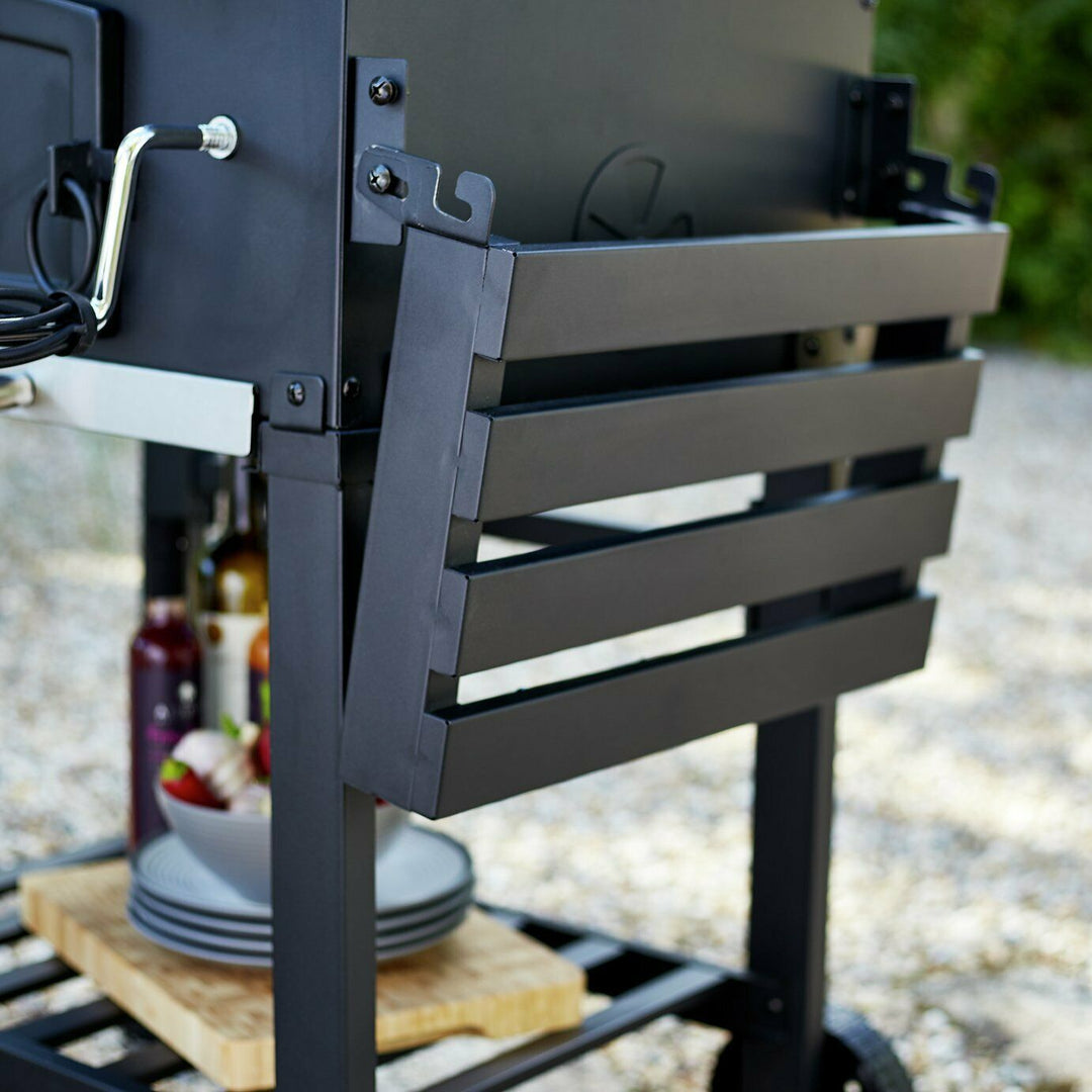 Home American Style Charcoal BBQ - Black