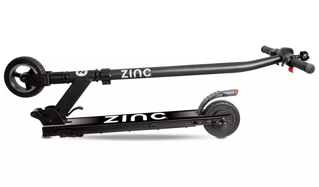 Zinc Eco 6 Inch Solid Rubber Electric Scooter - Black