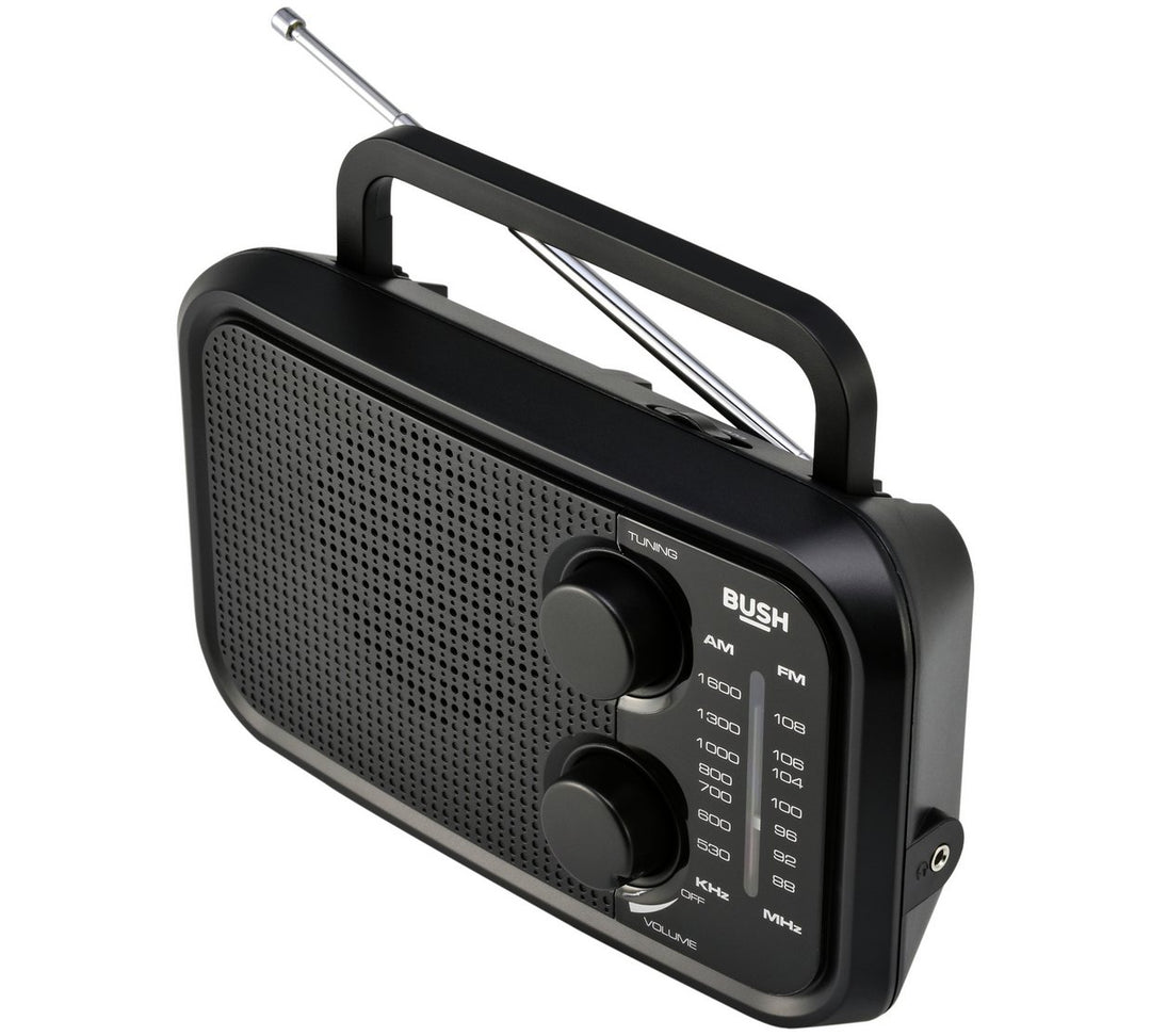 Bush PR-206 FM/AM Portable Radio - Black