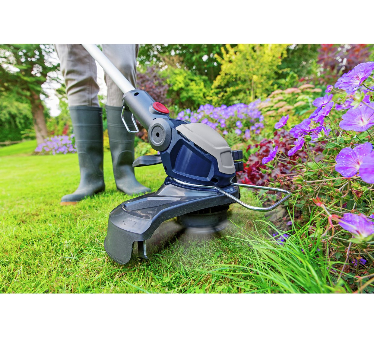 Spear and jackson cordless deals grass trimmer