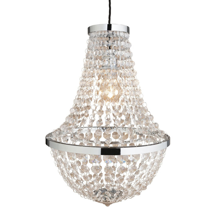 Home Empire Chandelier Light - Chrome