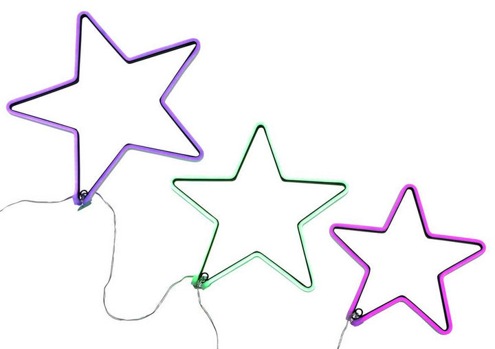 Home 3 Pack Christmas Rhapsody Neon Stars