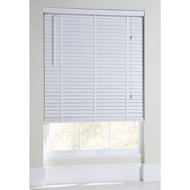 Home Elliott 50mm Wooden Tape Venetian Blind - White