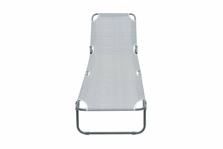 Habitat Metal Folding Sun Lounger - Stripe