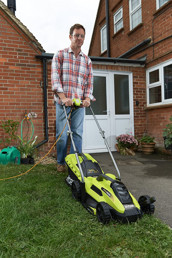 Ryobi RLM13E33S 33cm Corded Rotary Lawnmower - 1300w