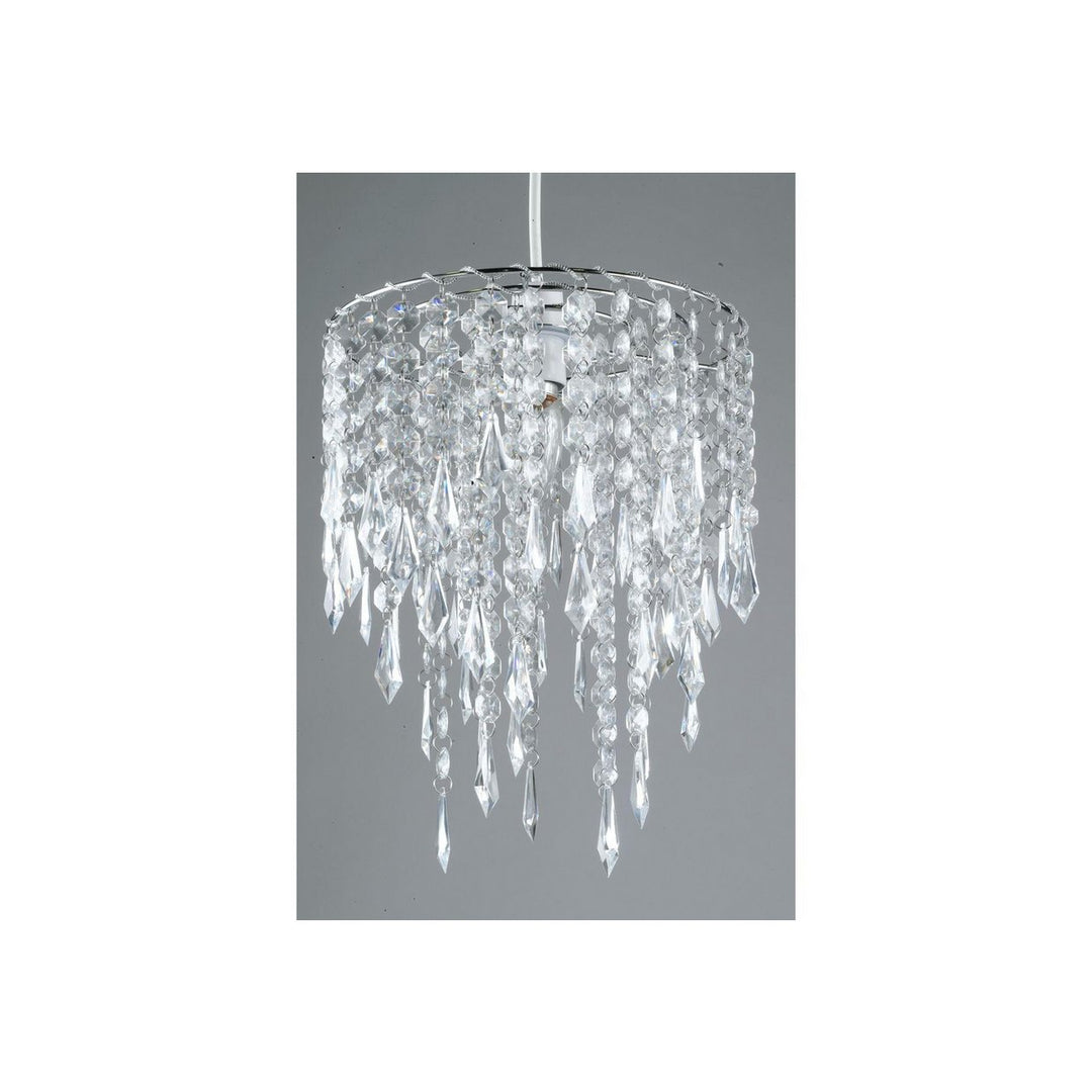 Home Beaded Ceiling Light Shade - Clear