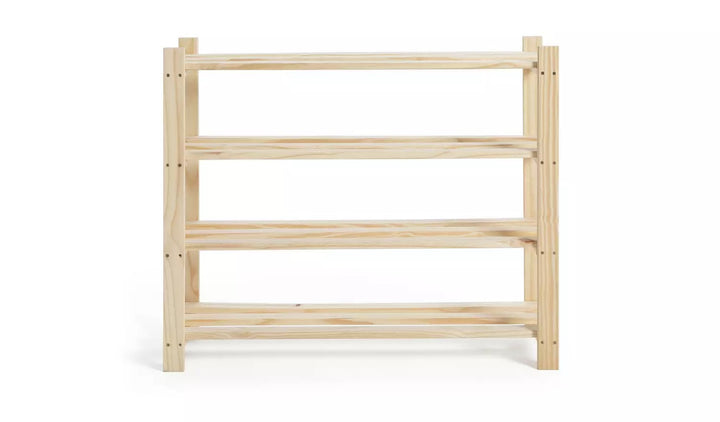 Habitat Karee 4 Shelf Shoe Storage Rack - Pine