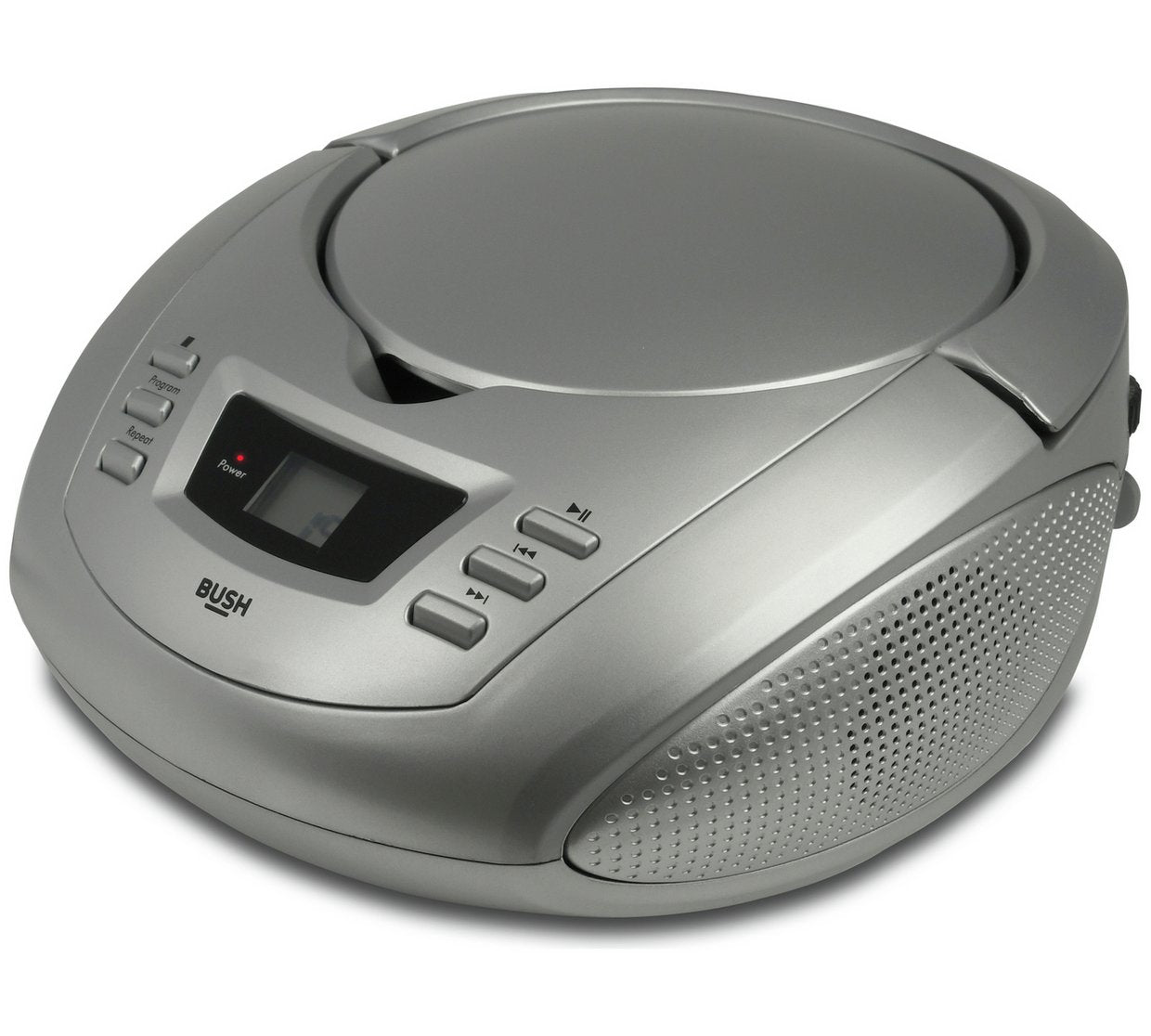 Bush CD Radio Boombox - Silver – GED Outlet