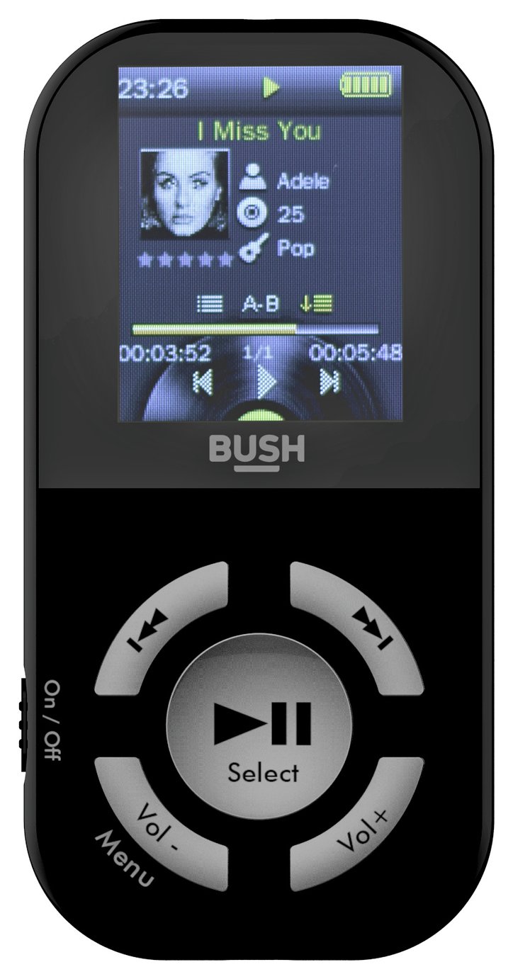 Bush 16GB MP3 Player With Bluetooth - Black