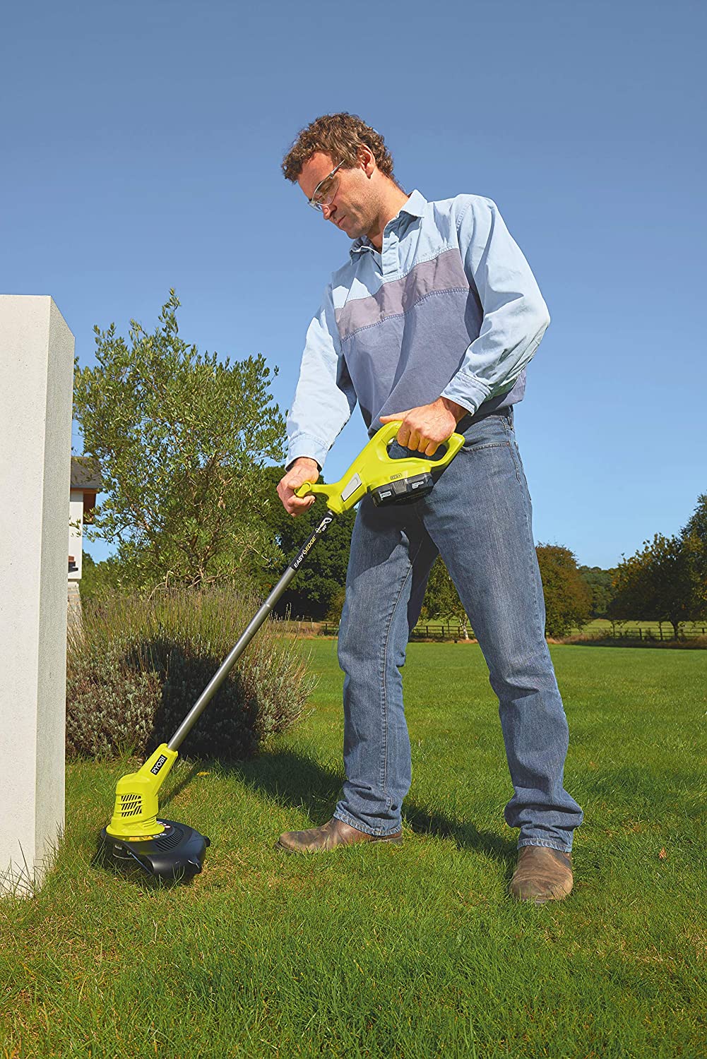 Ryobi 18V ONE+™ RY18LT23A Cordless 23cm Line Grass Trimmer (Bare Tool)