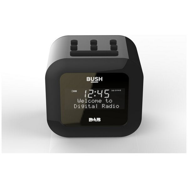 Bush USB DAB Clock Radio - Black