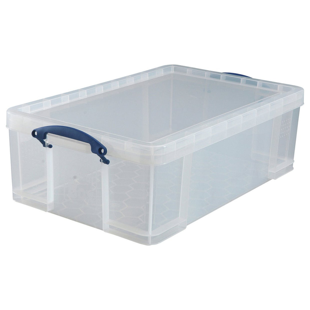 Really Useful 50 Litre Plastic Storage Box - Clear