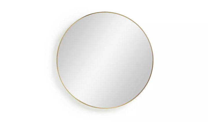 Habitat Katun Metal Round Wall Mirror - Gold