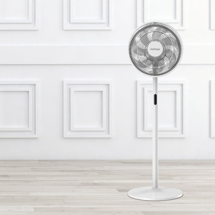 Challenge 16in Pedestal Digital Fan With Remote Control - White