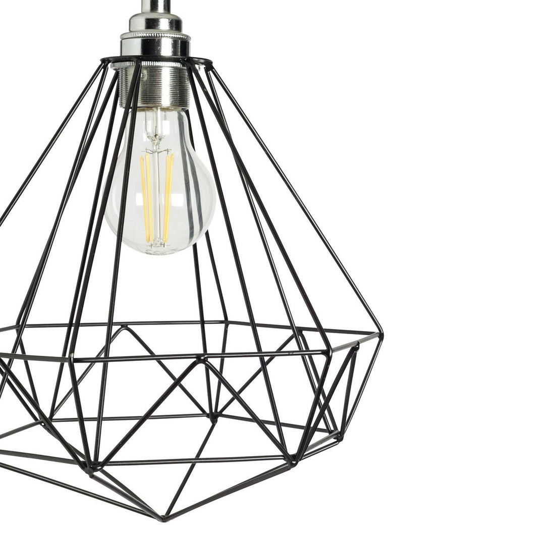 Habitat Kanso Wire Pendant Shade - Black