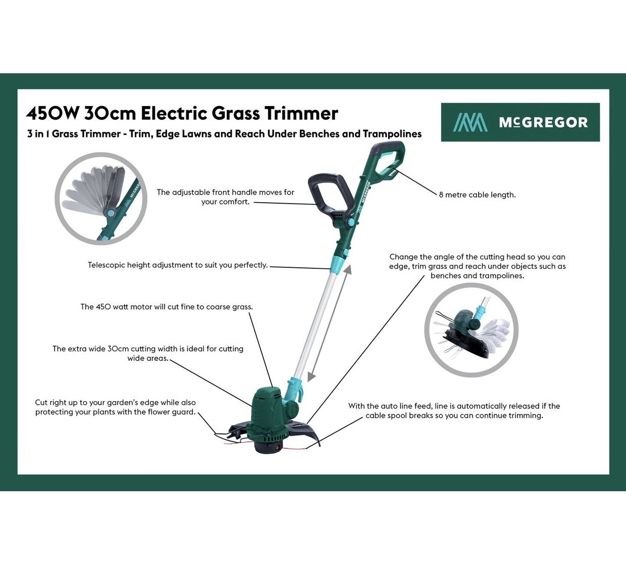 Mcgregor electric deals strimmer