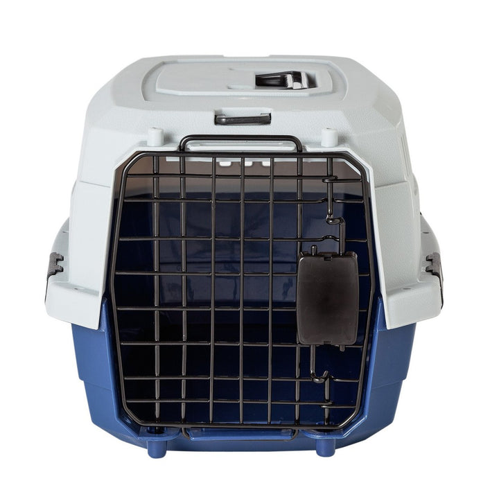 Home Small Dog & Cat Pet Carrier - Blue & Grey