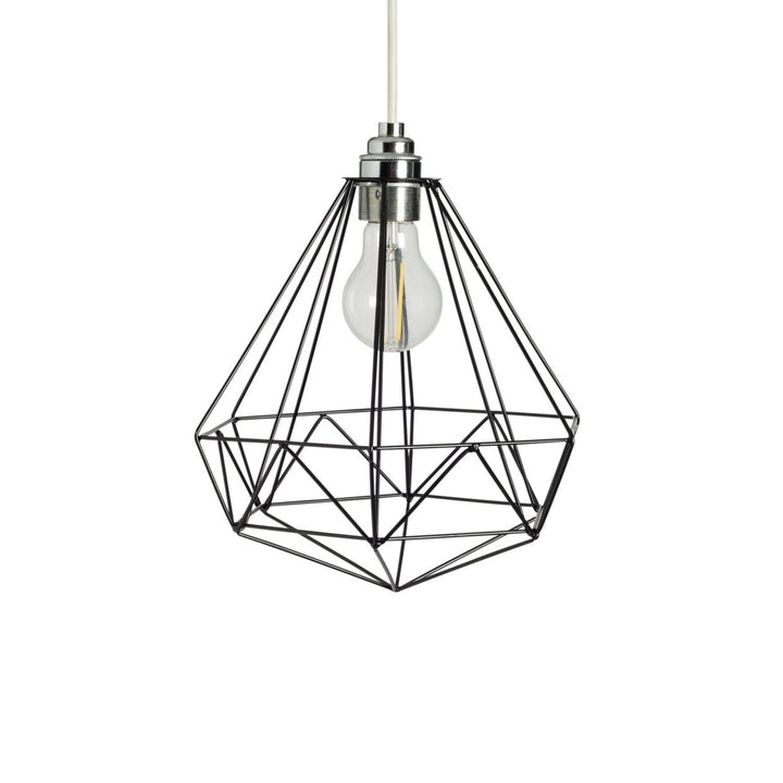 Habitat Kanso Wire Pendant Shade - Black