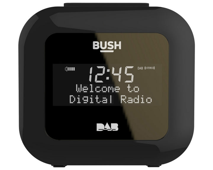 Bush USB DAB Clock Radio - Black